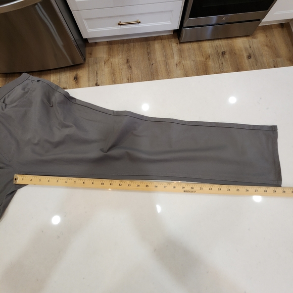 Tailor Vintage Pants Mens 36x30 Gray Luxe Performance New Canaan Golf Casual* - Picture 11 of 13